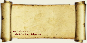 Dimitrije Andrijanić vizit kartica